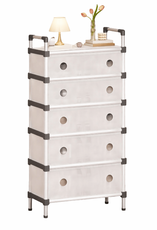 UB Comoda cu 5 sertare cadru metalic design modern organizator depozitare HY 7606
